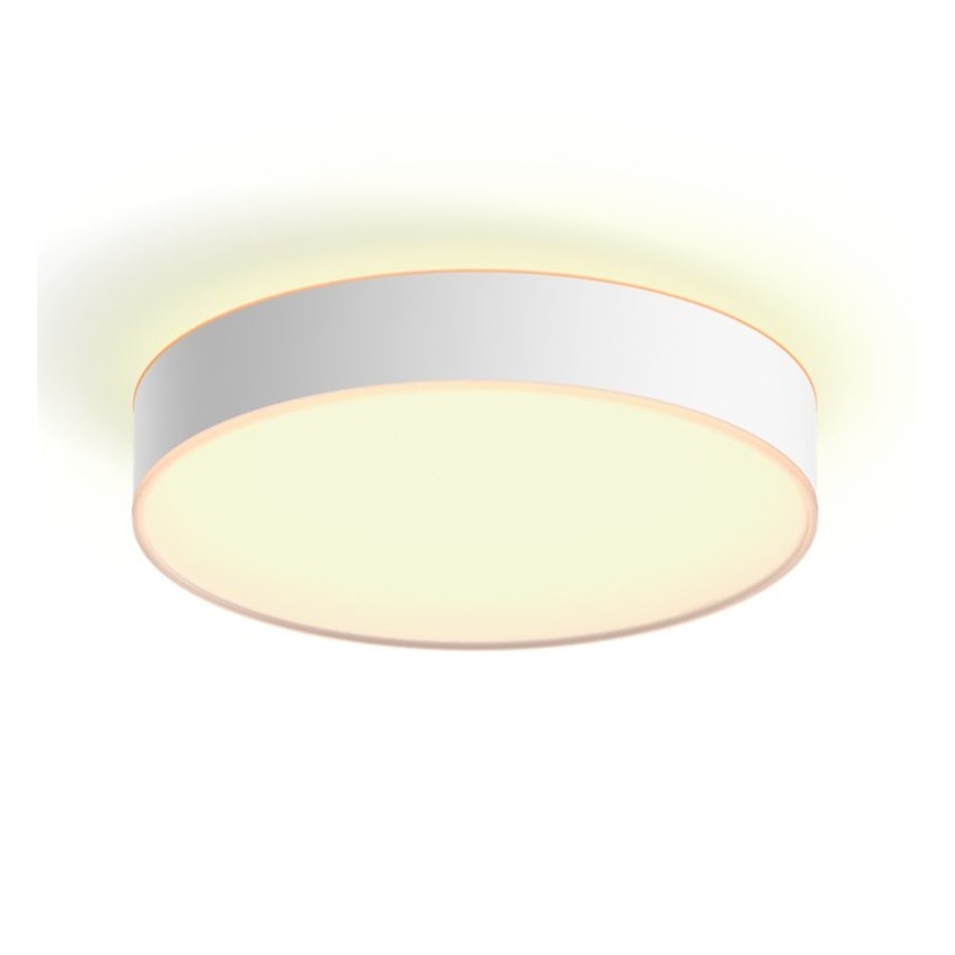 Philips - Светодиодный потолочный светильник с регулированием яркости Hue LED/19,2W/230V 2200-6500K диаметр 381 мм белый + дистанционное управление