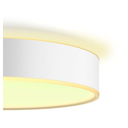 Philips - Светодиодный потолочный светильник с регулированием яркости Hue LED/19,2W/230V 2200-6500K диаметр 381 мм белый + дистанционное управление