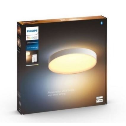 Philips - Светодиодный потолочный светильник с регулированием яркости Hue LED/48W/230V 2200-6500K диаметр 551 мм белый + дистанционное управление
