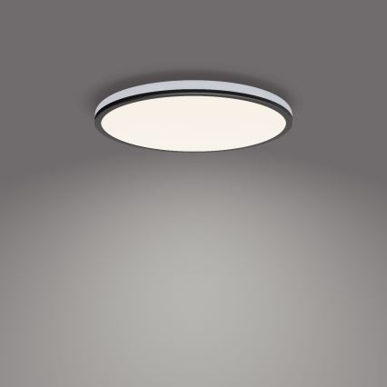 Philips - Светодиодный потолочный светильник с регулированием яркости SCENE SWITCH LED/18W/230V диаметр 30 см 4000K черный