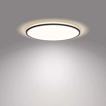 Philips - Светодиодный потолочный светильник с регулированием яркости SCENE SWITCH LED/18W/230V диаметр 30 см 4000K черный