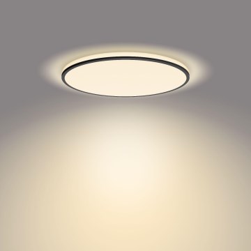 Philips - Светодиодный потолочный светильник с регулированием яркости SCENE SWITCH LED/22W/230V диаметр 40 см 2700K черный