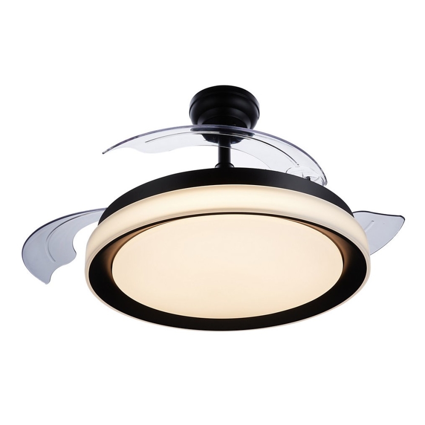 Philips - Светодиодный потолочный вентилятор LED/35W/230V 5500/4000/2700K черный + дистанционное управление