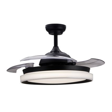 Philips - Светодиодный потолочный вентилятор LED/35W/230V 5500/4000/2700K черный + дистанционное управление