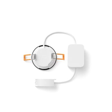 Philips - LED RGBW диммируемый встраиваемый потолочный светильник для ванной Hue SLIM LED/8,3Вт/230В 1000-20000К черный P44