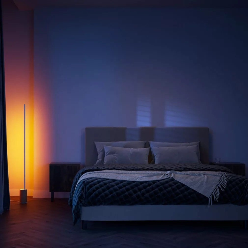 Philips - Светодиодный RGBW-торшер с регулированием яркости Hue SIGNE LED/29W/230V 2000-6500K бежевый