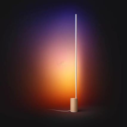Philips - Светодиодный RGBW-торшер с регулированием яркости Hue SIGNE LED/29W/230V 2000-6500K бежевый