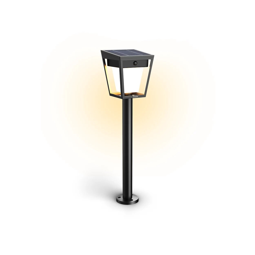 Philips - Светодиодный светильник на солнечной батарее с датчиком движения и освещенности NISSA LED/1,8W/3,7V 2600 mAh 3000K IP44