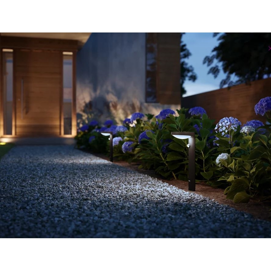 Philips - Светодиодный светильник на солнечной батарее с датчиком движения и освещенности LED/1,2W/4V 1800 mAh 4000K IP44