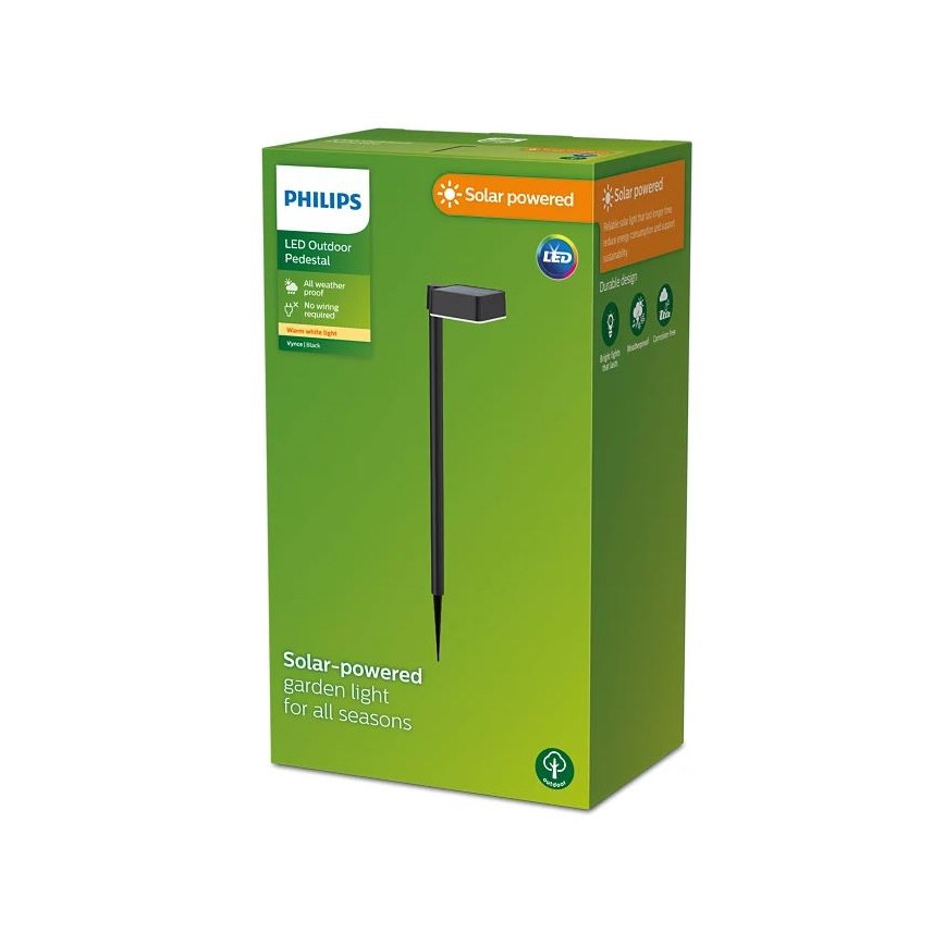 Philips - Светодиодный светильник на солнечной батарее VYNCE LED/1,5W/3,7V IP44
