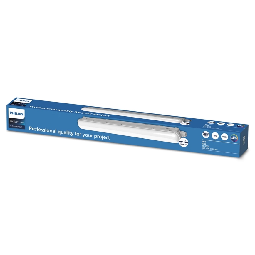 Philips - Светодиодный технический светильник PROJECTLINE LED/18W/230V 58 см IP65