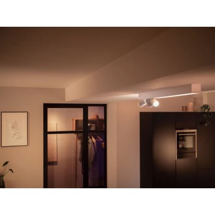 Philips - Светодиодный точечный RGBW-светильник Hue CENTRIS 3xGU10/4,2W/230V + LED/11W 2000-6500K