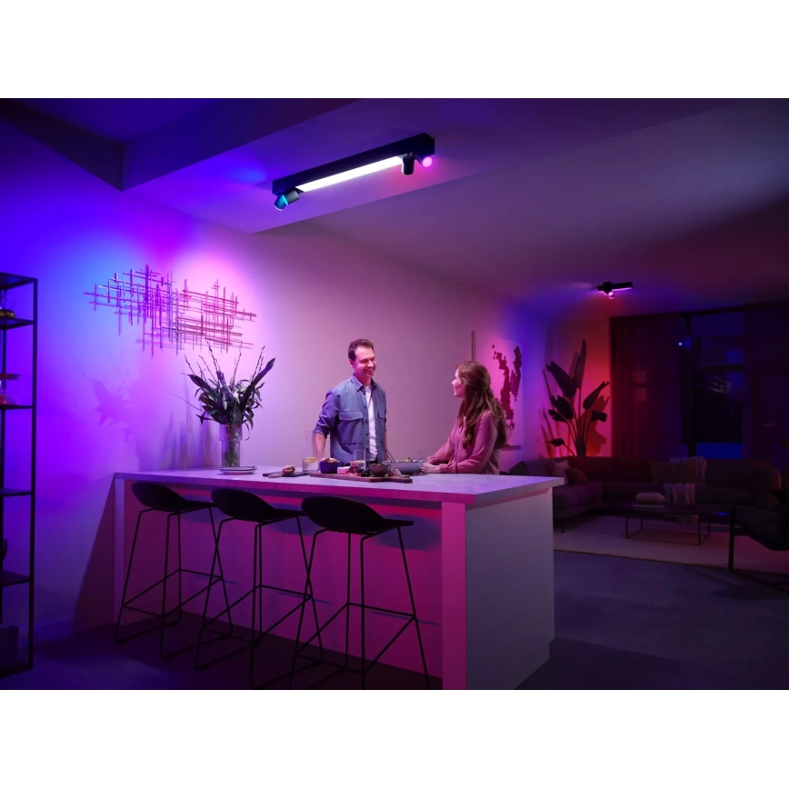 Philips - Светодиодный точечный RGBW-светильник Hue CENTRIS 4xGU10/4,2W/230V + LED/11W 2000-6500K