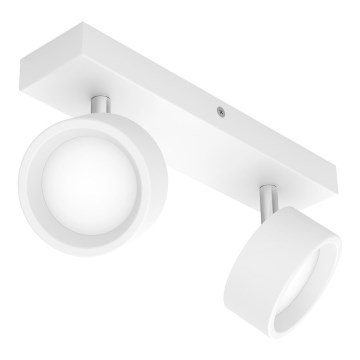 Philips - Светодиодный точечный светильник 2xLED/5,5W/230V белый