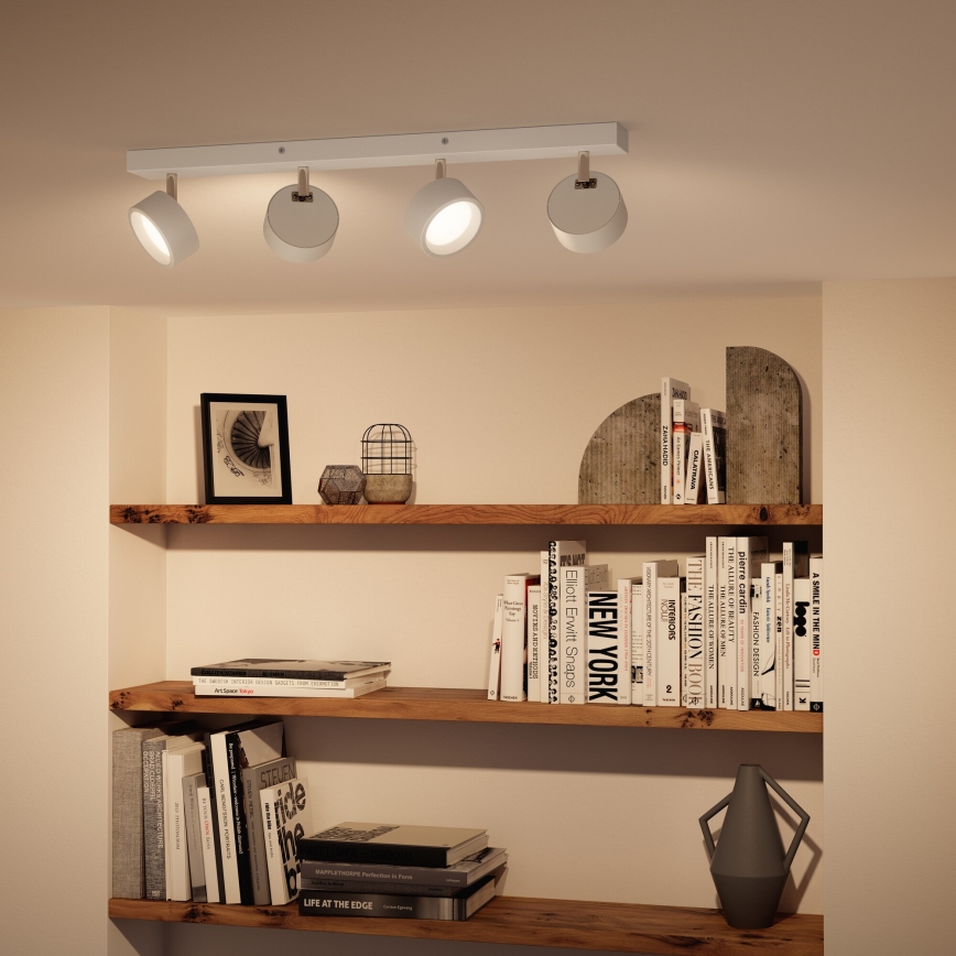 Philips - Светодиодный точечный светильник 4xLED/5,5W/230V белый