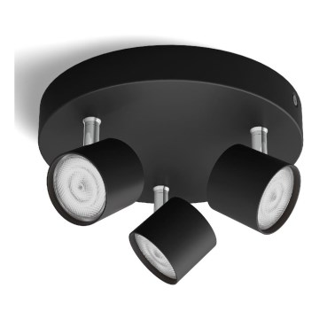 Philips - Светодиодный точечный светильник с регулированием яркости 3xLED/4,5W/230V