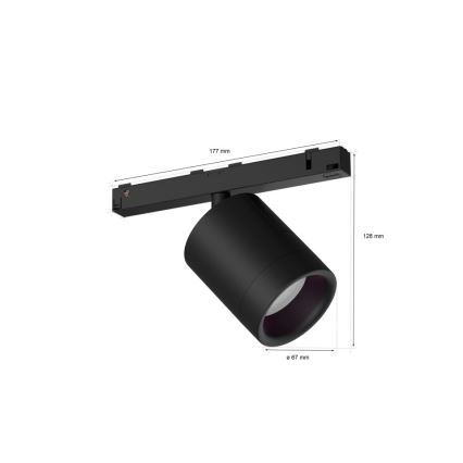 Philips - Светодиодный точечный RGB-светильник для трековой системы Hue PERIFO LED/5,2W/24V 2000-6500K