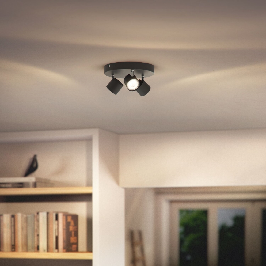 Philips - Светодиодный точечный светильник с регулированием яркости 3xLED/4,5W/230V