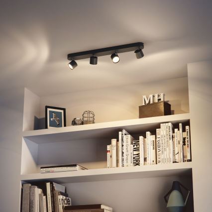 Philips - Светодиодный точечный светильник с регулированием яркости 4xLED/4,5W/230V