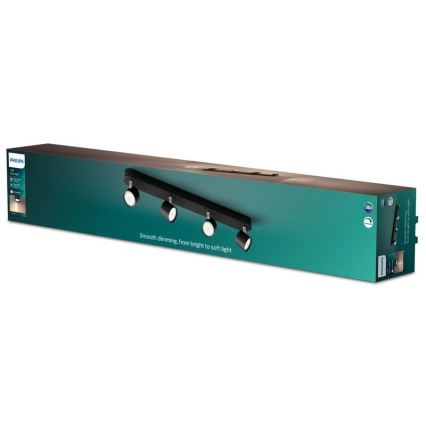 Philips - Светодиодный точечный светильник с регулированием яркости 4xLED/4,5W/230V