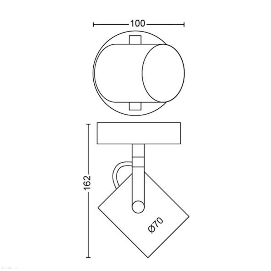 Philips - Светодиодный точечный светильник SCENE SWITCH BYRE LED/4,3W/230V 2200/2500/2700K