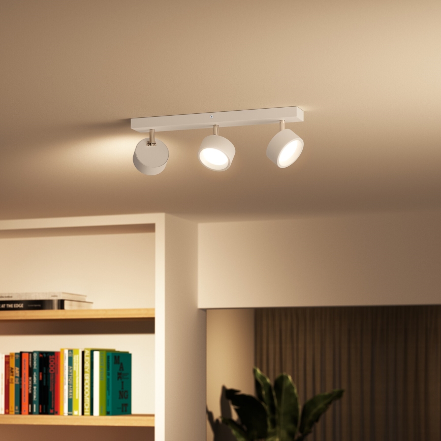 Philips - Светодиодный точечный светильник 3xLED/5,5W/230V белый