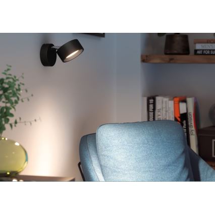 Philips - Светодиодный точечный светильник LED/5,5W/230V черный