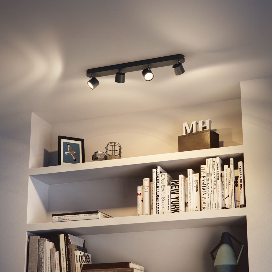 Philips - Светодиодный точечный светильник с регулированием яркости 4xLED/4,5W/230V