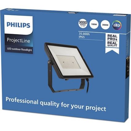Philips - Светодиодный уличный прожектор PROJECTLINE LED/100W/230V IP65 3000K