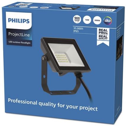 Philips - Светодиодный уличный прожектор PROJECTLINE LED/10W/230V IP65 3000K