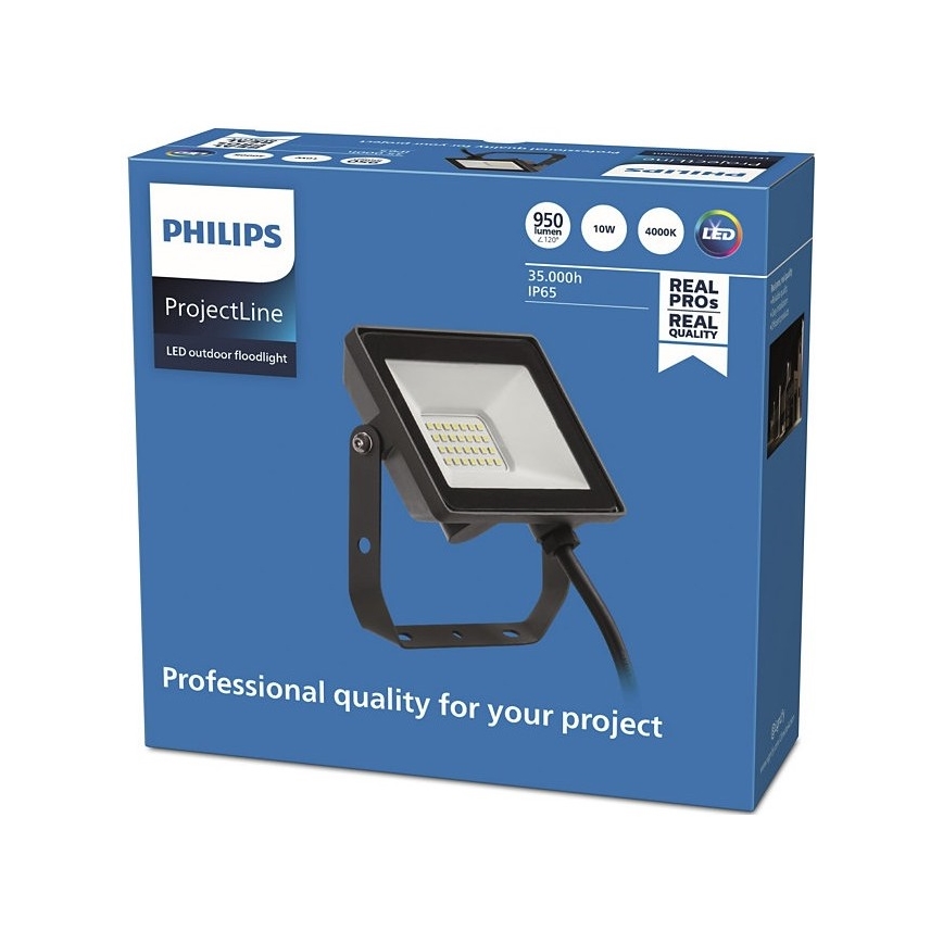 Philips - Светодиодный уличный прожектор PROJECTLINE LED/10W/230V IP65 4000K