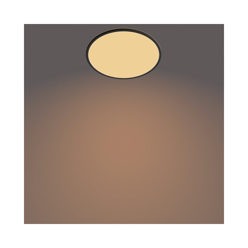 Philips - Светодиодный уличный светильник с регулированием яркости SUPERSLIM SCENE SWITCH LED/15W/230V IP54 черный