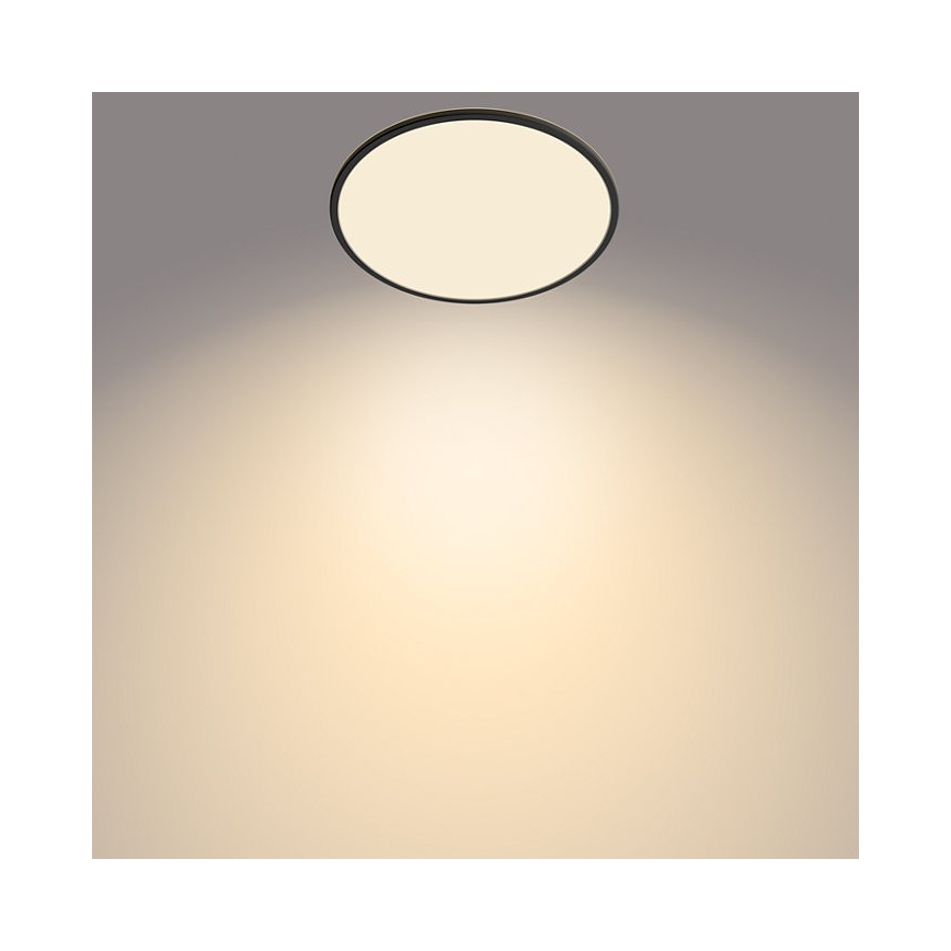 Philips - Светодиодный уличный светильник с регулированием яркости SUPERSLIM SCENE SWITCH LED/15W/230V IP54 черный