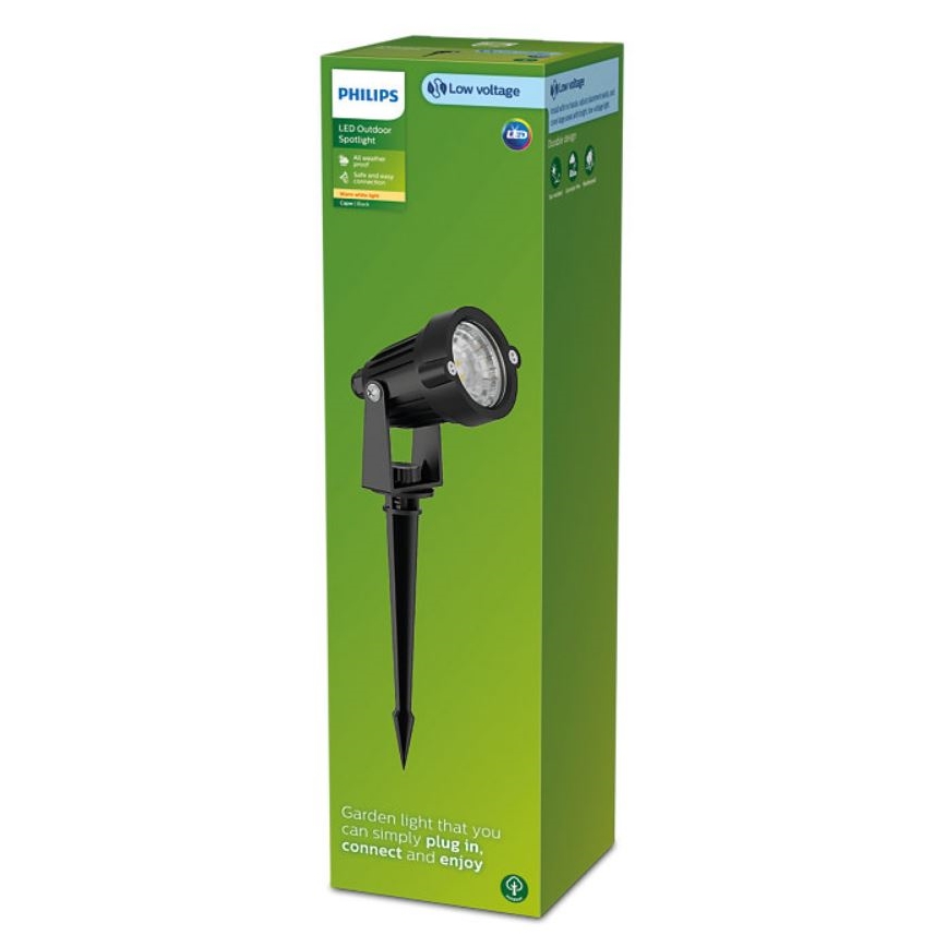 Philips - Светодиодный уличный точечный светильник CAPER LED/1,5W/24V IP44