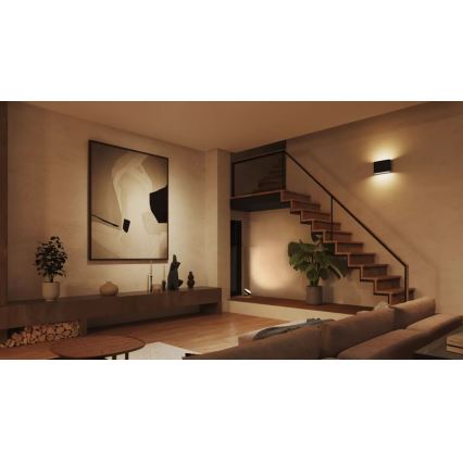 Philips - Уличный светодиодный настенный RGBW-светильник с регулированием яркости Hue DYMERA 2xLED/10,2W/230V 2000-6500K IP44