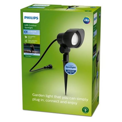 Philips - Светодиодный уличный точечный светильник LED/6W/12V 4000K IP44