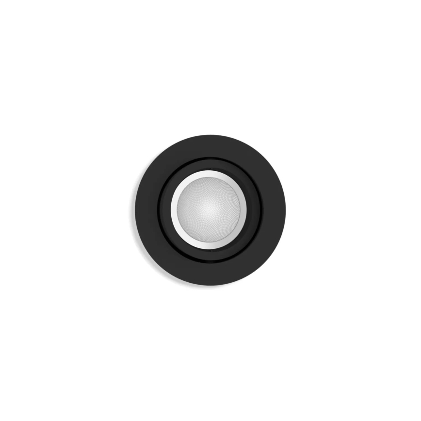 Philips - Светодиодный встроенный RGBW-светильник с регулированием яркости Hue CENTURA 1xGU10/4,2W/230V 2000-6500K