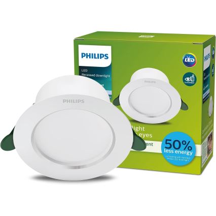 Philips - Светодиодный встроенный светильник LED/4,8W/230V 4000K