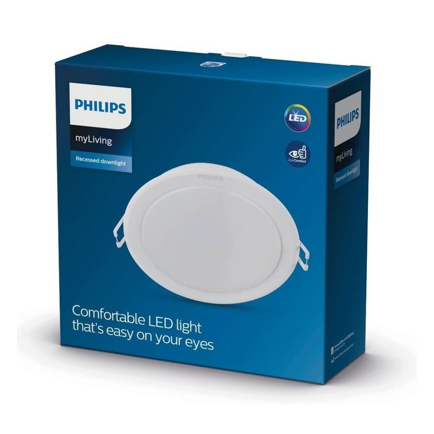 Philips - Светодиодный встроенный светильник MESON LED/12,5W/230V 6500K