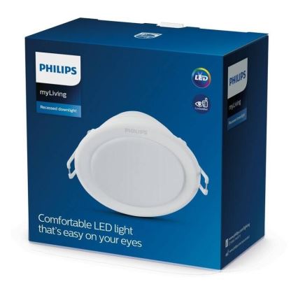 Philips - Светодиодный встроенный светильник MESON LED/5,5W/230V 3000K
