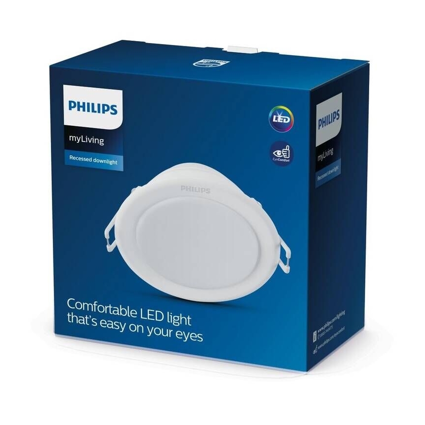Philips - Светодиодный встроенный светильник MESON LED/5,5W/230V 3000K
