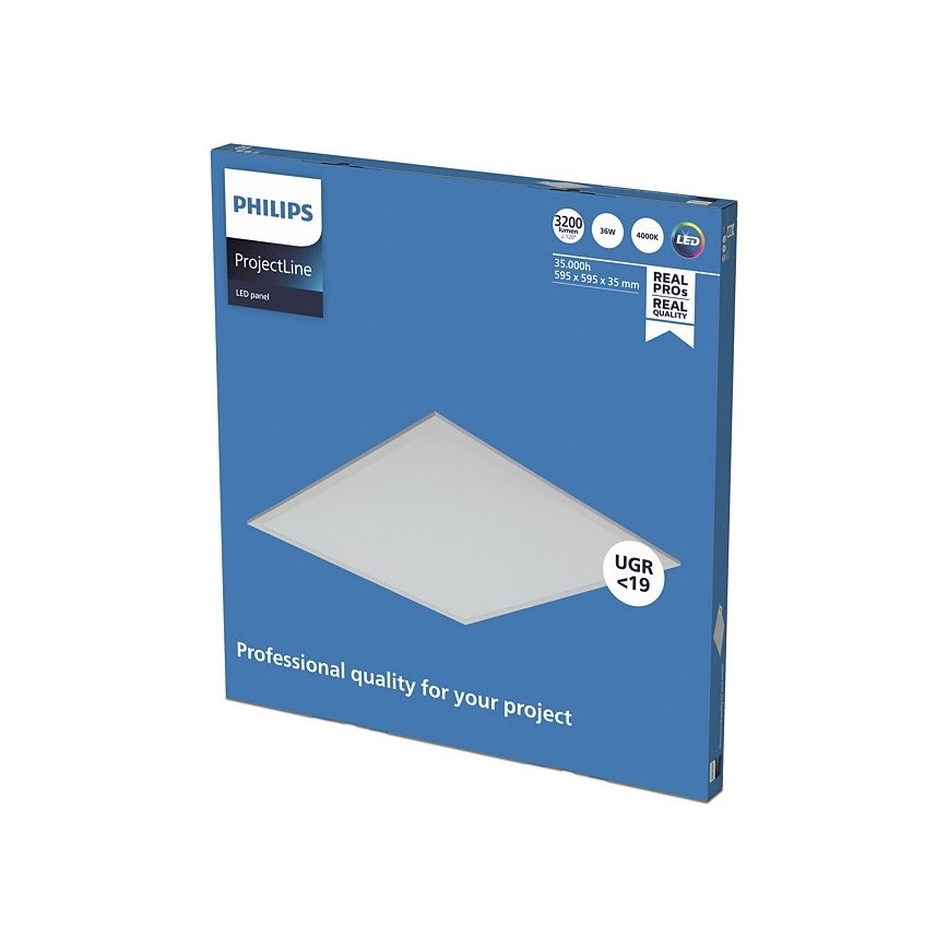 Philips - Светодиодный встроенный светильник PROJECTLINE LED/36W/230V 59,5x59,5 см