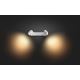Philips - Светодиодный светильник для ванной комнаты с регулированием яркости Hue ADORE 2xGU10/5W/230V IP44