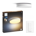 Philips - Світильник стельовий світлодіодний регульований Hue LED/48W/230V 2200-6500K діам. 551 мм білий + дистанційне керування