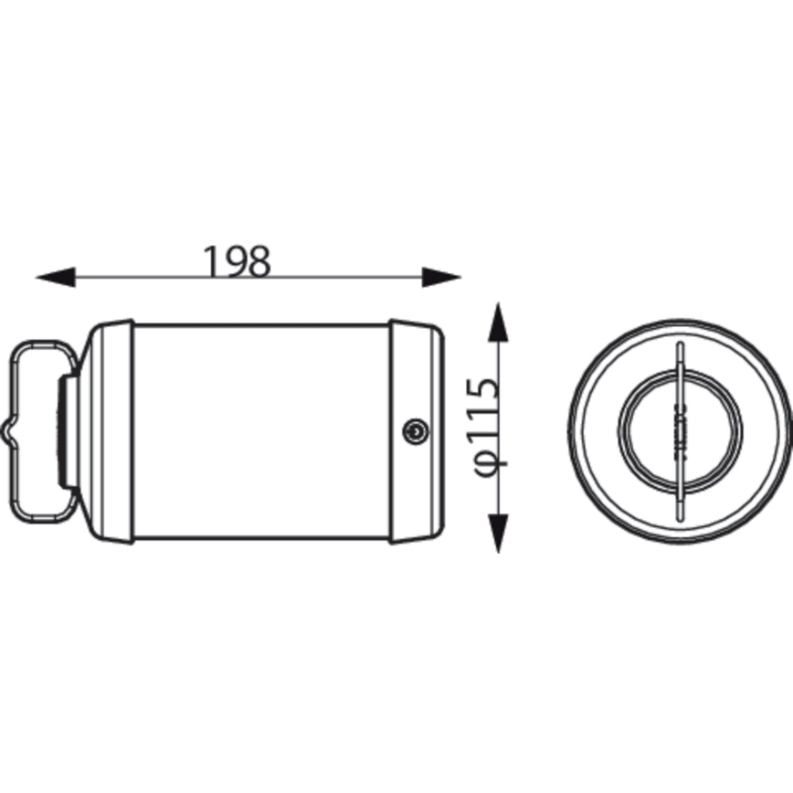 Philips - Світлодіодна переносна лампа з регулюванням яскравості CICERO LED/6W/5V IP54 1200 mAh