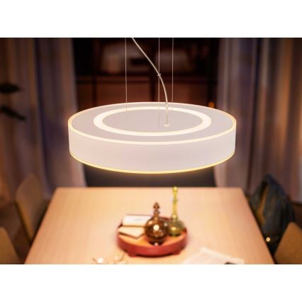 Philips - Світлодіодна підвісна люстра з регулюванням яскравості Hue LED/33,5W/230V 2200-6500K білий + пульт дистанційного керування