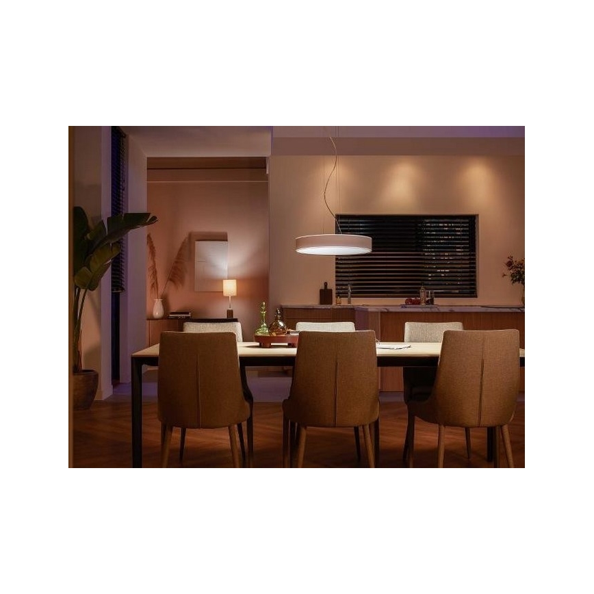 Philips - Світлодіодна підвісна люстра з регулюванням яскравості Hue LED/33,5W/230V 2200-6500K білий + пульт дистанційного керування