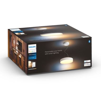 Philips - Світлодіодна підвісна люстра з регулюванням яскравості Hue LED/33,5W/230V 2200-6500K білий + пульт дистанційного керування