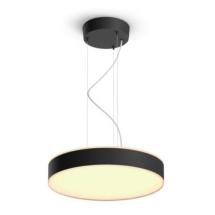 Philips - Світлодіодна підвісна люстра з регулюванням яскравості Hue LED/33,5W/230V 2200-6500K чорний + пульт дистанційного керування