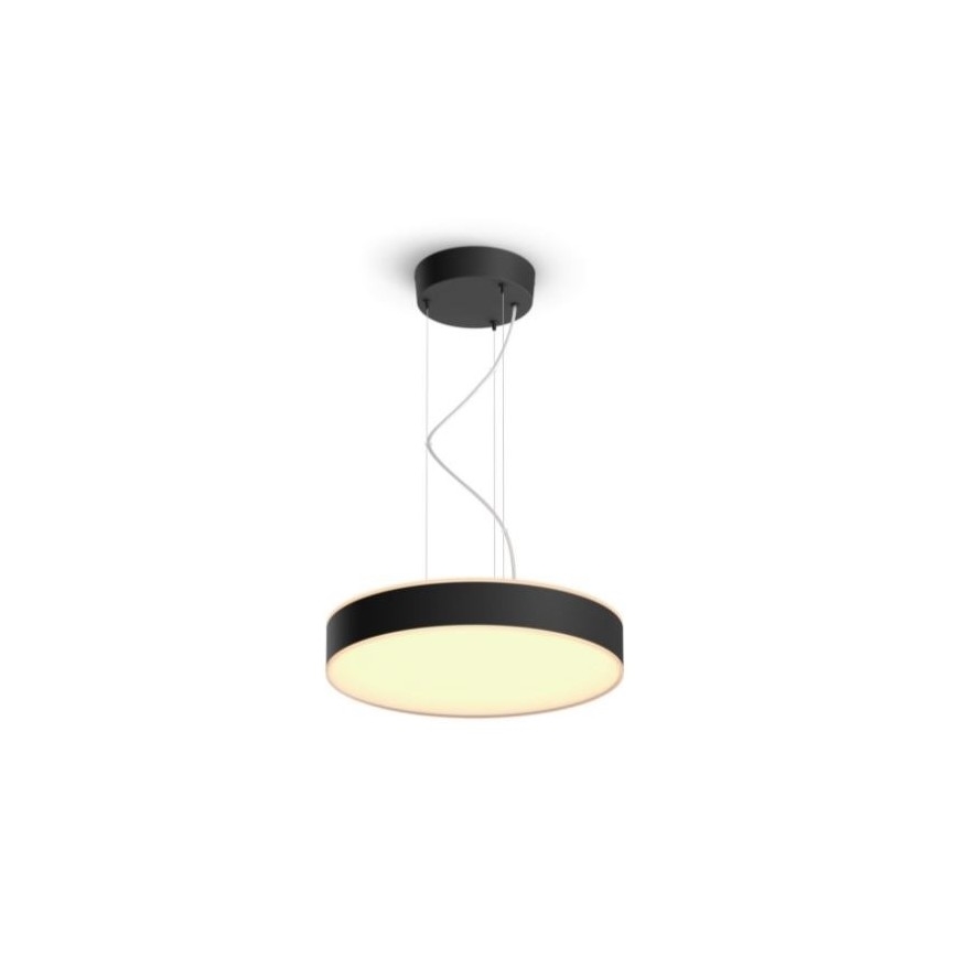 Philips - Світлодіодна підвісна люстра з регулюванням яскравості Hue LED/33,5W/230V 2200-6500K чорний + пульт дистанційного керування